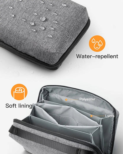 Large-capacity Electronics Organizer Travel Cable Bag Digital Storage Bag External Portable Splashproof Accessories Waterproof