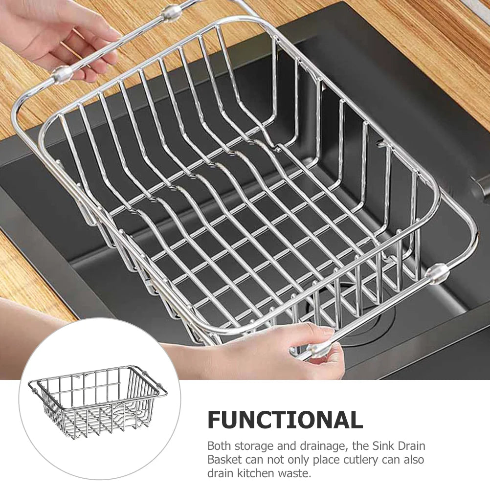 Expandable Dish Drainer Drying Rack Dish Drying Rack Stainless Steel Dish Drainer Rack