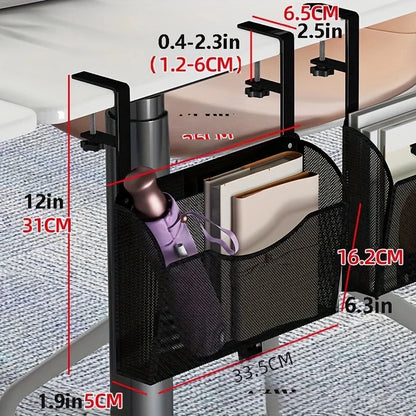 Clamp On Desk Drawer No Punching Desk Side Storage New Stationery Holder Home