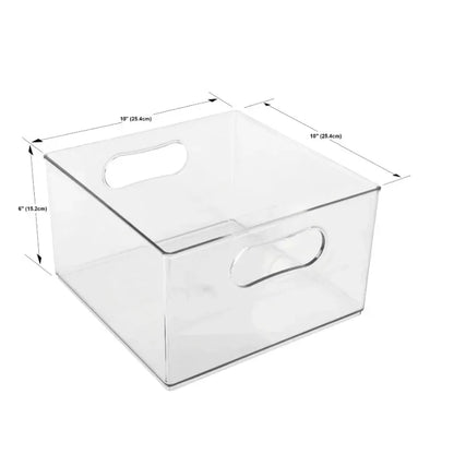 The Home Edit Large Drawer, Pack of 2, Clear Plastic Storage Bin