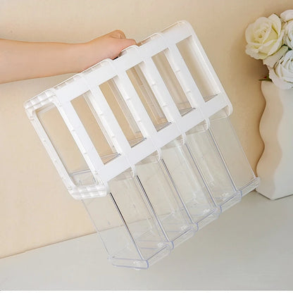 Children Hair Accessories Storage Box Organizer Plastic Drawer Desktop Hair Clip Jewelry Head Rope Rubber Band Organizer Box