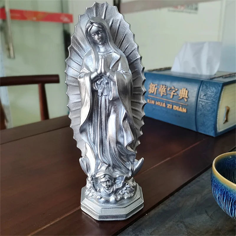 Images of Catholic Religious Saints Mother Mary Our Lady of Guadalupe Statue Virgin Marie Statues Religious Figures of Resin