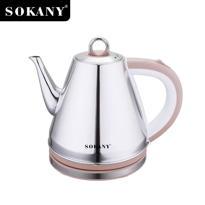 1.5L Travel Electric Kettle Tea Coffee Thermo Pot Appliances Kitchen Smart Kettle Quick Heating Electric Boiling 220V