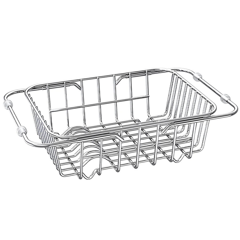 Expandable Dish Drainer Drying Rack Dish Drying Rack Stainless Steel Dish Drainer Rack