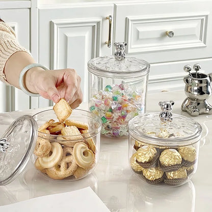 Kitchen Storage Jars With Lids Sealed Food Container Home Coffee Bean Chocolate Candy Snack Biscuits Box Seasoning Bottle