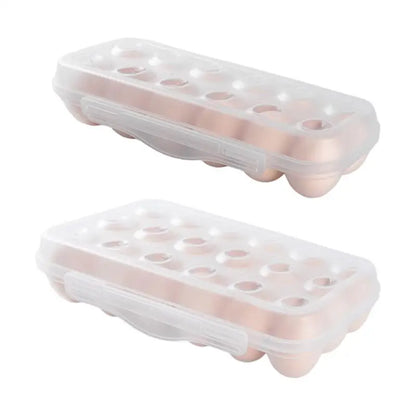 1pc Egg Storage Box Anti-collision 12/18 Cell Egg Tray Refrigerator Preservation Storage Box Household Kitchen Supplies