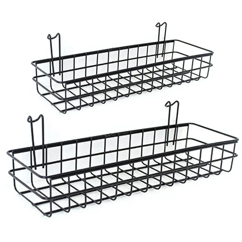 Home Storage Basket Kitchen Multifunctional Storage Rack Under Cabinet Storage Shelves Basket Wire Rack Kitchen Organizer