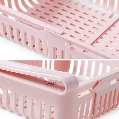 1PC Fridge Organizer Storage Drawer Plastic Storage Box Container Shelf Fruit Egg Food Storage Box Kitchen Accessories