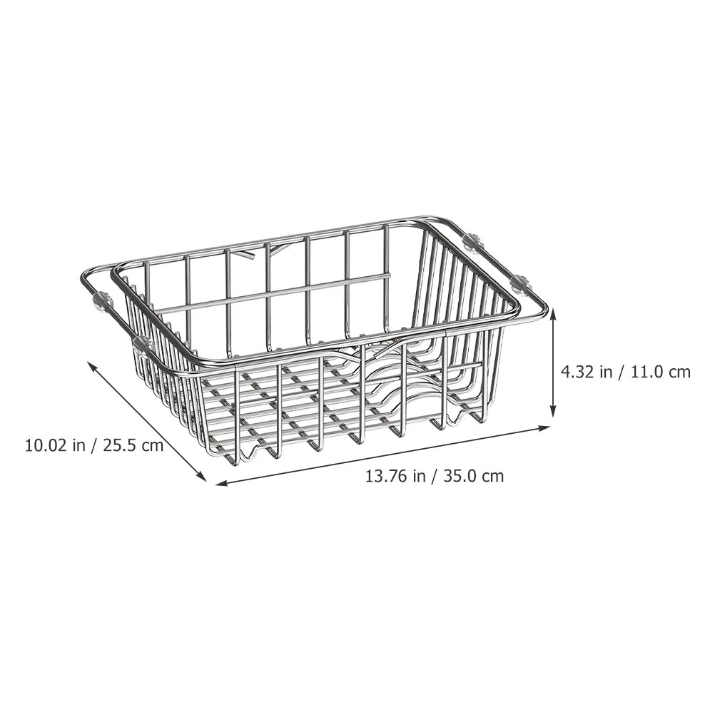 Expandable Dish Drainer Drying Rack Dish Drying Rack Stainless Steel Dish Drainer Rack