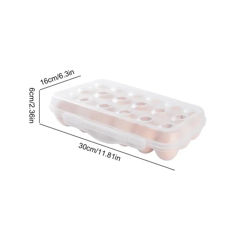 1pc Egg Storage Box Anti-collision 12/18 Cell Egg Tray Refrigerator Preservation Storage Box Household Kitchen Supplies