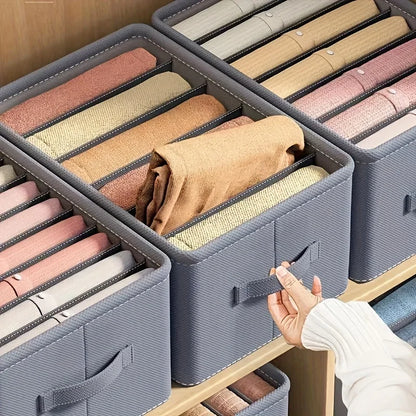 PP Board Trousers Storage Box Jeans Sweater Shirt Storage Box Thickened Divided Storage Box Closet Organizer For Home Dormitory