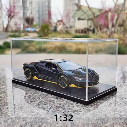 1/64 1/43 1/32 Transparent Acrylic Car Model Display Box Dust Cover Blind Box Dust-proof Diecast Storage Professional Storage