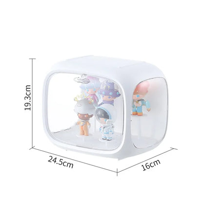 Blind Box Storage Box Pop Mart Transparent Acrylic Display Stand PopMart Hand-Made Lego Space Capsule Frame Cabinet