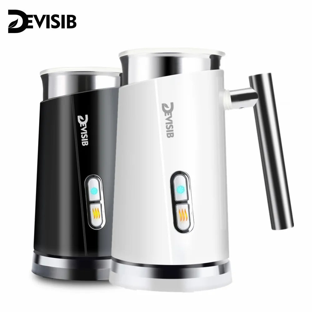 DEVISIB Automatic Milk Frother Electric Hot and Cold for Making Latte Cappuccino Coffee Frothing Foamer Kitchen Appliances 220V