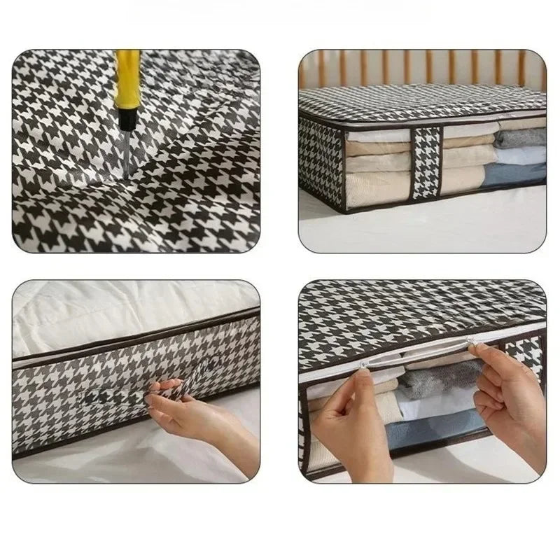 Large Bed Bottom Storage Box Foldable Clothing Quilt Storage Bag Household Dust and Moisture Bedroom Toy Sundries Organizing Bag