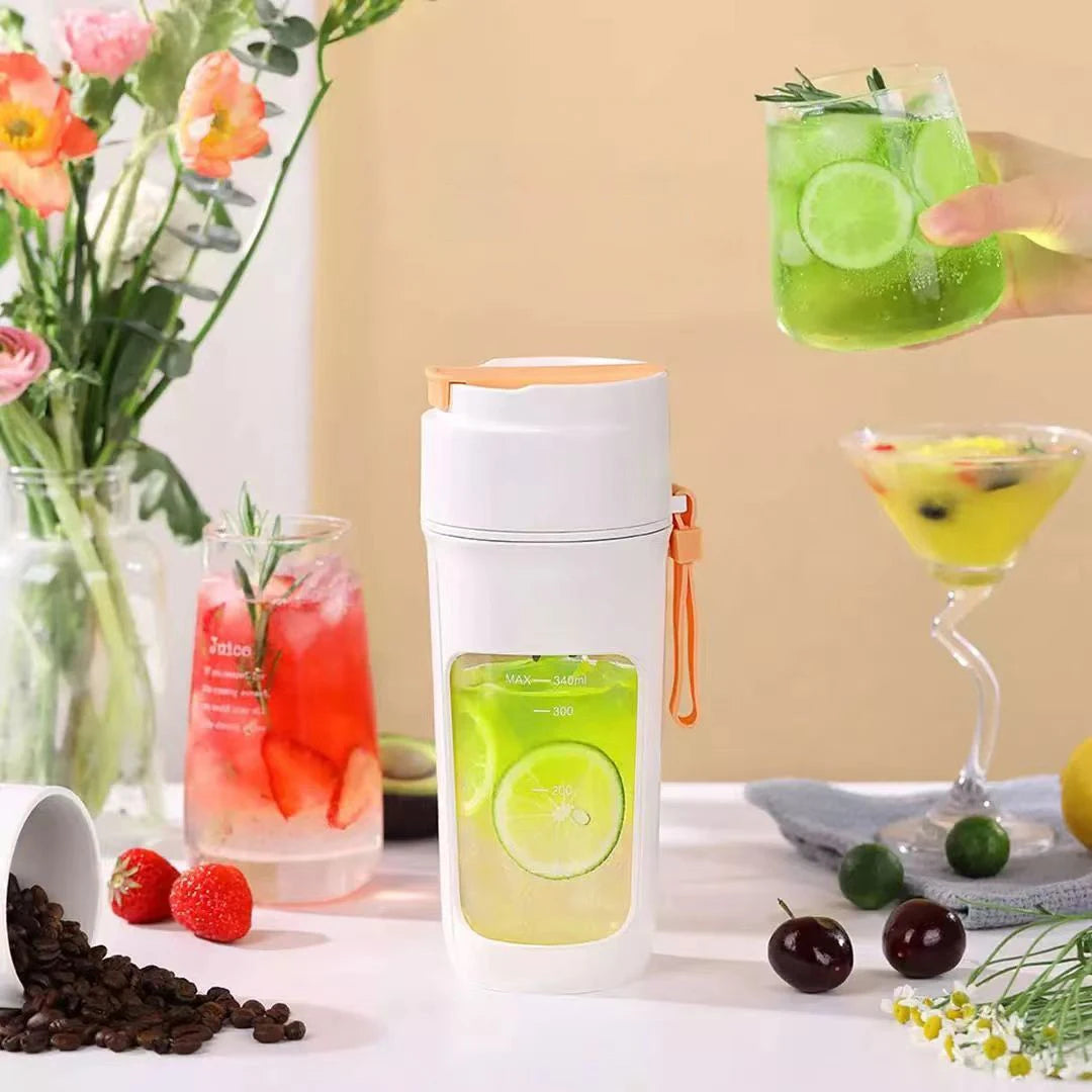 Juicer Machine Rechargeable Portable Blenders Wireless Blender Bottle Kitchen Chopper Smoothie Electric Orange Home Appliances