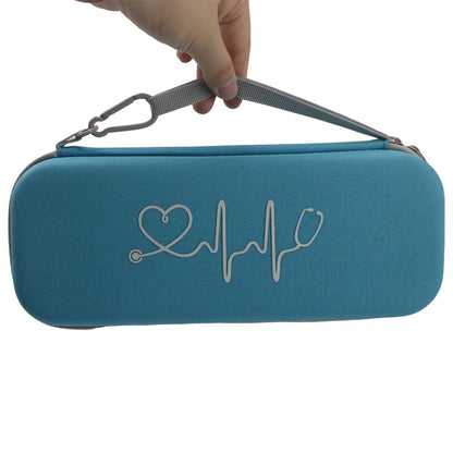 Portable Empty Non-woven Emergency Bag Multifunctional Stethoscope EVA Storage Bag Home Square Hard Shell Medical Storage Box