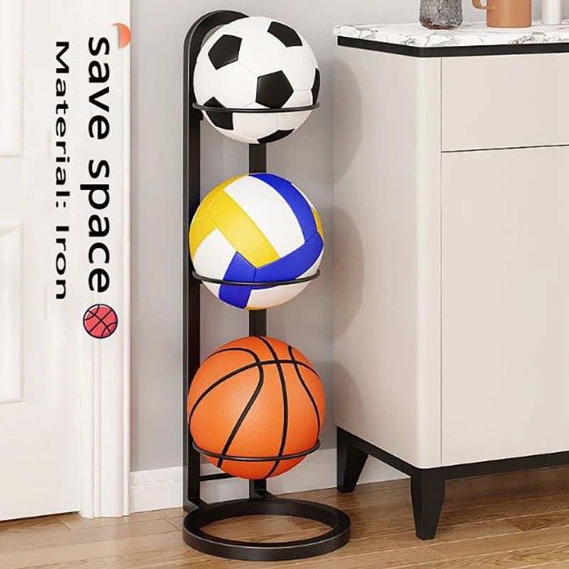 Indoor Children Basketball Storage Rack Put Ball Football Storage Basket Placed Rack Kindergarten Volleyball Stand Holder Space