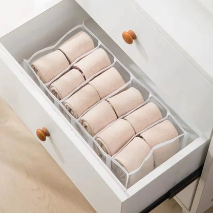 Closet Organizer For Underwear Socks Home Cabinet Divider Storage Box Storage Organizer For Clothes Foldable Drawer Organizer