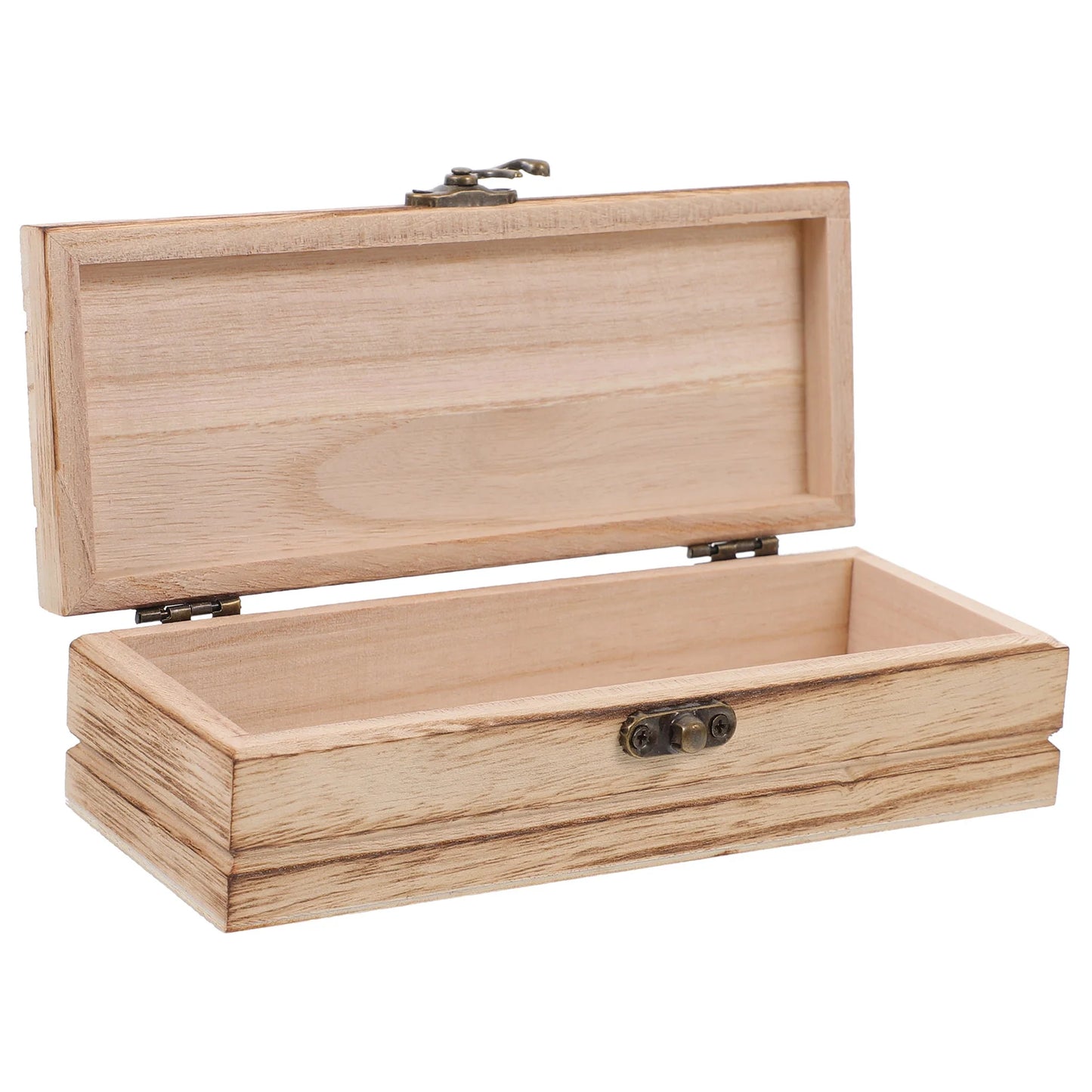 Wooden Storage Box Jewelry Organizer Vintage Case Bracelets Boxes Trinket Basket Bins Retro Keepsake Box