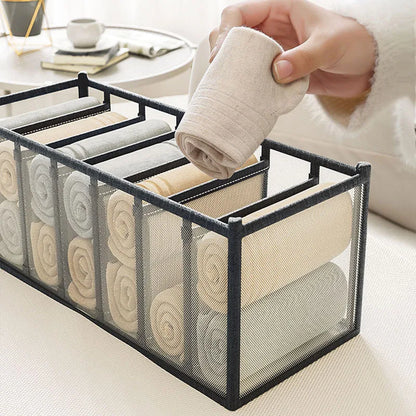 Underwear storage box home wardrobe drawer-style socks underwear bra women separate basket finishing artifact three in one