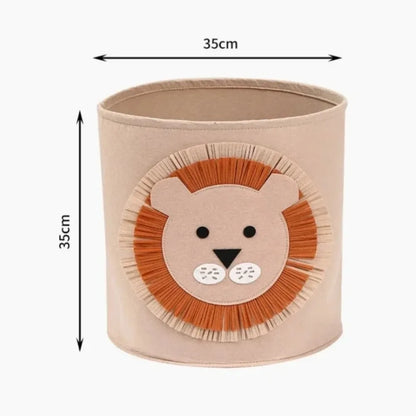 Cartoon Storage Basket Foldable Kids Toys Clothes Shoes Storage Bucket Washable Dirty Clothes Basket Home Storage Laundry Basket