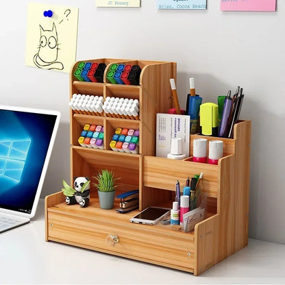 Holder Organizer Storage Box Modern Student Desktop Pen Rack Office Supplies Multi-functional Large-capacity Creative