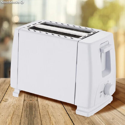 Style bread toaster Sandwichera 2 slices stop button 7 levels toasting 750W white kitchen appliances