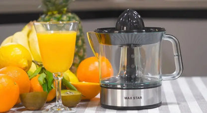 Max Star juice juicer MS-6220 power 40W 0.7L orange, lemon and fruit Extractor automatic orange juicer fully removable powerful and tough kitchen appliances